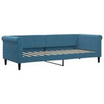 vidaXL Lit de repos bleu 80x200 cm velours