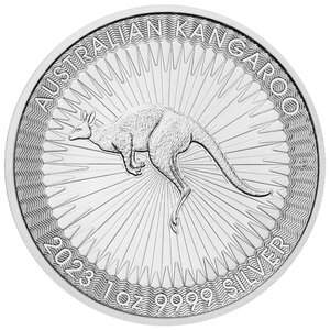 Pièce de monnaie 1 Dollar Australie 2023 1 once argent – Kangourou