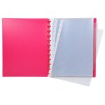 Protège-documents À Anneaux Et Pochettes Détachables 60 Vues - A4 - Rouge - X 4 - Exacompta