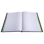 Registre 297x210 Répertoire Travers 300 Pages - Noir Toilé - Le Dauphin