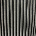 Capi Vase élégant Groove 34x46 cm anthracite