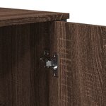 vidaXL Buffet chêne marron 78x35 5x74 5 cm bois d'ingénierie