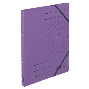Classeur à anneaux easyorga A4 Colorspan-carton violet HERLITZ