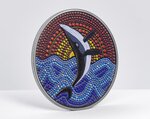 WHALE Dot Art 3 Once Argent Monnaie 20 Dollars Palau 2021