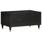 vidaXL Table basse 80x50x40 cm bois de manguier massif