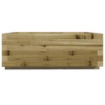 vidaXL Jardinière 70x70x26 5 cm bois de pin imprégné