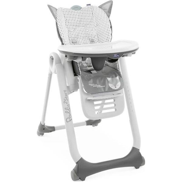 Chaise Haute Évolutive CHICCO Polly 2 Foxy - Poids 11 kg - Mixte