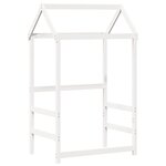 vidaXL Lit de jour avec toit blanc 90x190 cm bois de pin massif
