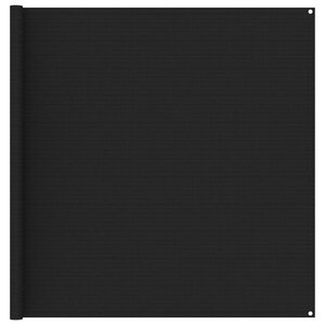 vidaXL Tapis de tente 200x200 cm Noir