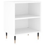 vidaXL Tables de chevet 2 Pièces blanc 40x30x50 cm bois d'ingénierie