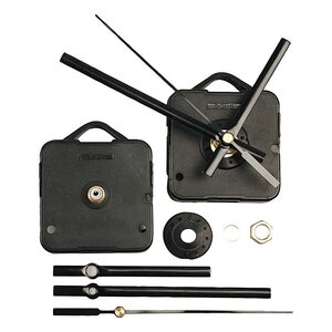 Mécanisme d'horloge avec aiguilles - max. 10 mm