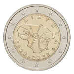2 euros commémorative Lituanie 2022 - 100 ans du Basket-Ball.