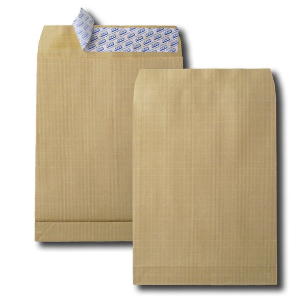 Lot de 50 Pochettes Armé 260x330mm à  Soufflet 30mm sans fenetre