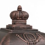 Boîte aux lettres à pilier Aluminium Vintage Bronze antirouille