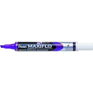 Marqueur tableaux blancs MAXIFLO Pointe biseautée moyenne Violet x 12 PENTEL