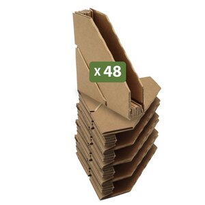 Pack and Move - Lot de 48 protections d'angles amovibles - 2 5 → 12 x 12 cm - Pour cadre TV tableau