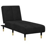 vidaXL Ensemble de canapés 2 Pièces noir velours