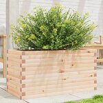 vidaXL Jardinière 90x40x45 5 cm bois de pin massif