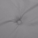 vidaXL Coussin de banc de jardin gris 100x50x4 cm tissu oxford