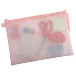 Pochette À Fermeture Éclair En Plastique Souple Chromaline Pastel - A4 - Couleurs Assorties - X 12 - Exacompta