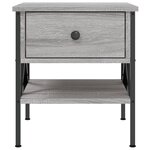 vidaXL Tables de chevet 2 Pièces sonoma gris 40x42x45 cm bois ingénierie