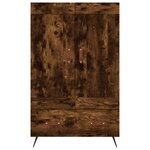 vidaXL Buffet haut chêne fumé 69 5x31x115 cm bois d'ingénierie
