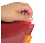 Intercalaires Pp Transparent Couleurs Avec Porte Étiquette A4 12 Positions - Couleurs Assorties - X 10 - Exacompta