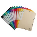 Boite De Classement Cartobox Dos 25mm Carte Lustrée - A4 - Couleurs Assorties - X 25 - Exacompta