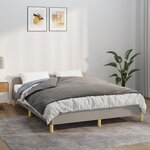 vidaXL Couverture lestée avec housse Gris 122x183 cm 9 kg Tissu