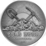 Pièce de monnaie en Argent 2000 Francs g 31.1 (1 oz) Millésime 2023 California Gold Rush CALIFORNIA GOLD RUSH
