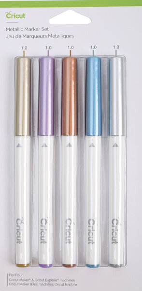 Cricut Explore et Maker : 5 stylos métalliques 1.0mm