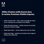 Adobe express premium + bitdefender total security - abonnement 1 an - 1 utilisateur - a télécharger