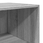 vidaXL Buffet haut sonoma gris 45x41x185 cm bois d'ingénierie