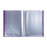 Protège-documents Polypropylène Semi-Rigide 24x32cm* - 40 vues  - Violet