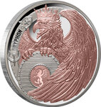 Pièce de monnaie en Argent 1 Dollar g 31.1 (1 oz) Millésime 2024 Heraldic Beasts GRYPHON
