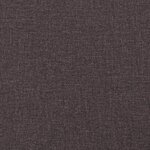 vidaXL Banc avec dossier marron foncé 120x62x75 5 cm tissu