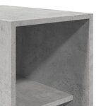 vidaXL Garde-robe gris béton 30x50x200 cm bois d'ingénierie