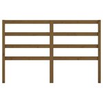 vidaXL Tête de lit Marron miel 156x4x100 cm Bois massif de pin