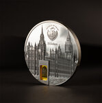 Pièce de monnaie en Argent 25 Dollars g 155.5 (5 oz) Millésime 2023 Tiffany Art PALACE OF WESTMINSTER
