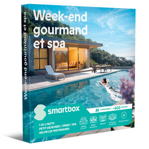 SMARTBOX - Coffret Cadeau Week-end gourmand et spa - Séjour
