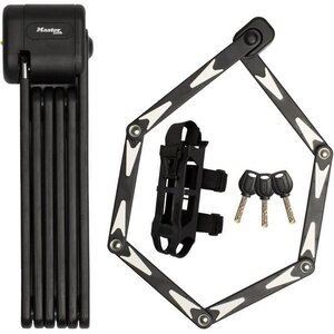 Antivol Vélo Pliable 8333EURDPRO acier trempé 3 Clés certifié support inclus