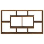 vidaXL Étagère murale 8 compartiments Chêne marron