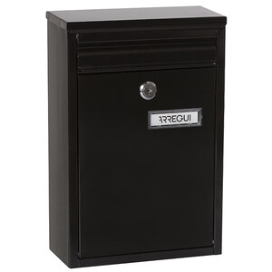 Boîte aux Lettres en Acier Zaguán E5754 Avec Fente Arrière Noir