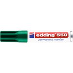 Marqueur Permanent 550 vert 3-4 mm x 10 EDDING