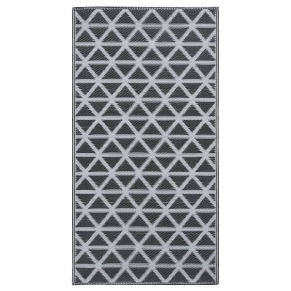 vidaXL Tapis d'extérieur Noir 160x230 cm PP