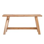 Banc + Tabouret en teck BARCELONA 50/ 90 cm