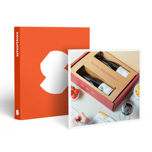 SMARTBOX - Coffret Cadeau Abonnement de 6 mois : 2 grands vins rouges par mois et livret de dégustation - Gastronomie