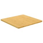 vidaXL Dessus de table 40x40x1 5 cm bambou