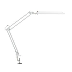 Lampe de bureau LED MAULatlantic sur pince Blanc MAUL