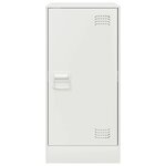 vidaXL Buffet blanc 34 5x39x73 cm acier